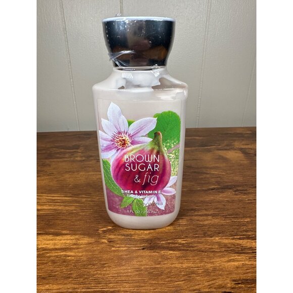 Bath & Body Works Brown Sugar & Fig Body Lotion 8 oz • Discontinued • Shea & Vit - Picture 1 of 6